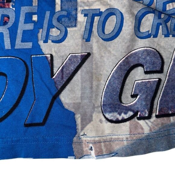 Body Glove Y2K AOP Graphic Tee Medium – “Predict the Future” – Techcore / Grunge - Picture 4 of 5